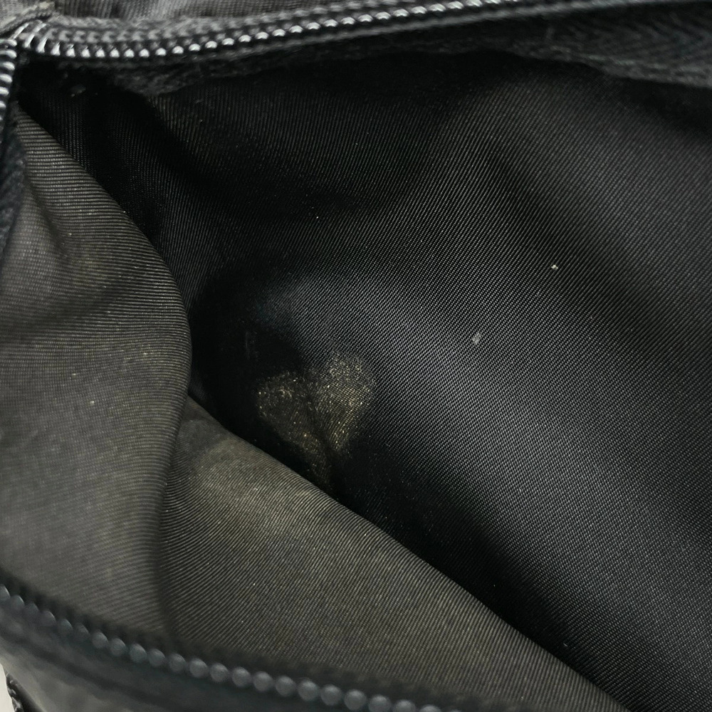 Prada Logo Plate Shoulder Bag Crossbody Nero Black - Picture 5 of 6